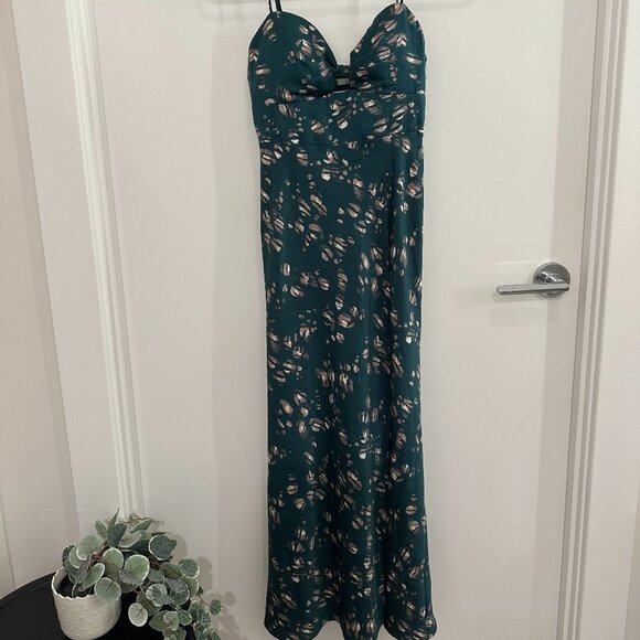Hello Molly Green Floral Midi Dress - Picture 5 of 7